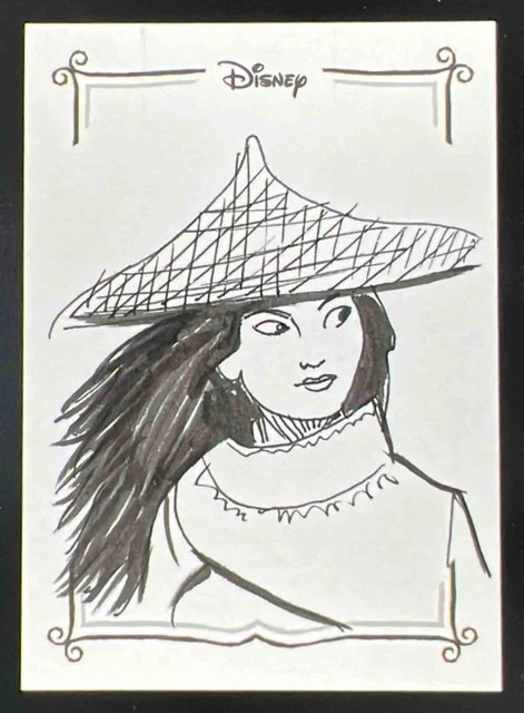 2025 Topps Disney Wonder Sketch Card Artist Autograph Dan Cooney Auto 1/1