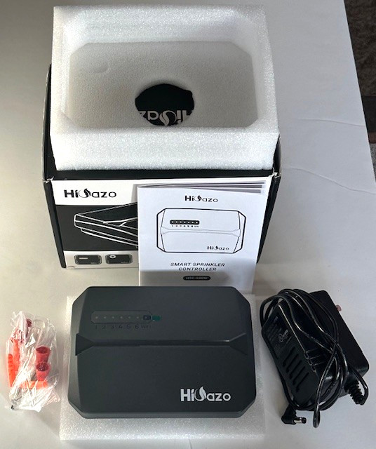 HiOazo 6 Zone Smart Sprinkler Controller WiFi, Save Water, HSC-600W, Gray