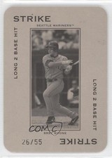 2005 Donruss Throwback Threads Strike Long 2 Base Hit 26/55 Bret Boone 0f8