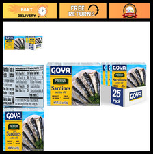 Goya Premium Sardines in Olive Oil 4.25 oz Pack of 25