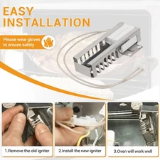 WB13K21 Flat Igniter Replacement For GE Oven Range WB13T10045 PS231280 AP3202322