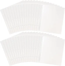 Scrapbook Self Adhesive Refill Pages 30 Sheets60 Pages 10.24"x 7.1" for Linen...