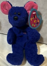 Vintage Avon Full O' Beans Cheesecake the Mouse Beanie Plush NOVEMBER BIRTHSTONE