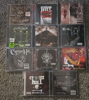 Cypress Hill CD 11 CD Lot Temple Boom Black Sunday Rise Up Skull Bones IV Hits 