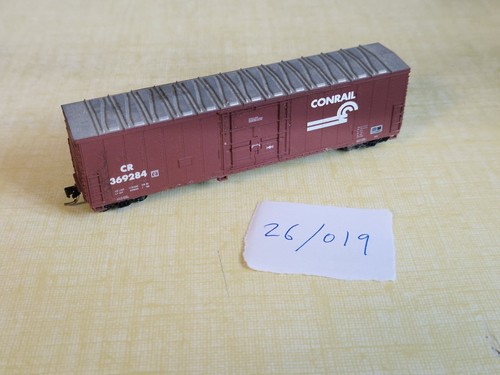 Spur N Conrail CR 369284 Güterwagen - unbekanntes Fabrikat aber Fahrgestell ist Micro Trains | Condition: Used