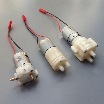 Micro ESC Motor Kühlwasserpumpe 360 365 R385 Selbstansaugende DC Membranpumpe
