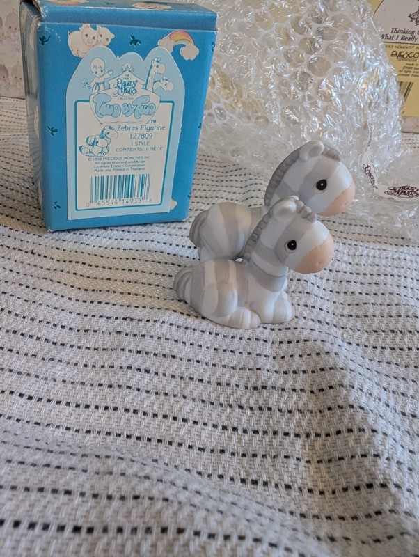Precious Moments Zoo Babies Zebra Porcelain Figurine