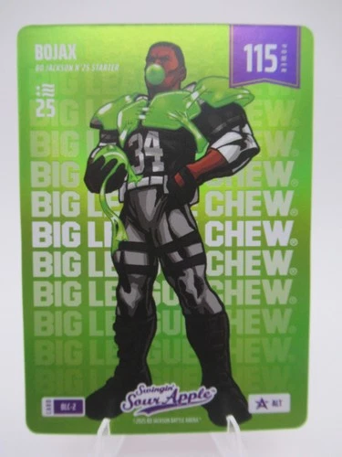 2025 Bo Jackson Battle Arena NSCC BOJAX Big League Chew Sour Apple BLC-2 ALT