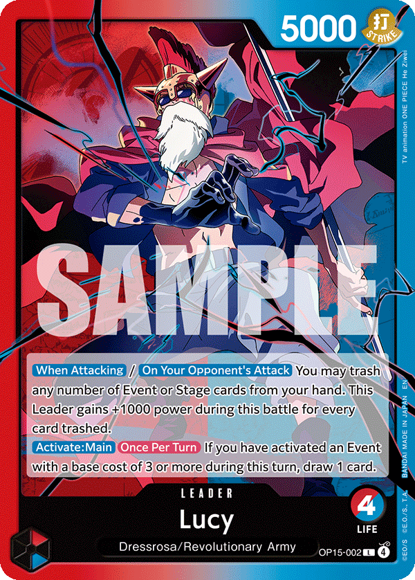 OP15 Singles - One Piece Card Game English OP-15 OPTCG Select