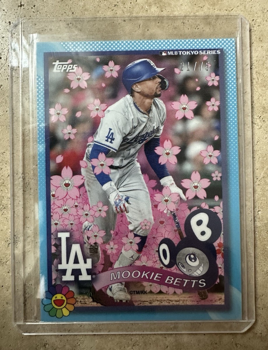 topps MLB 2025 TOKYO SERIES ムーキー・ベッツ Topps 2025 Murakami MLB World Tour Tokyo Series Aqua Foil /75