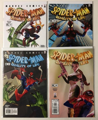 SPIDER-MAN: QUALITY OF LIFE (2002) #1-4 COMPLETE SET LOT FULL RUN LIZARD MARVEL
