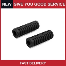 1Pair 12mm 15mm Rubber Motorcycle Rearsets Rear Set Footrest Pedal Cover Shell