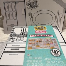 MGA's Mini Verse Make It Mini Food ALL YOU CAN EAT Collection 101 Pieces Sealed