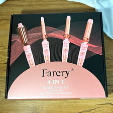 Farery Auto Rotating Interchangeable Curling Iron  Brush Set, 4-in-1