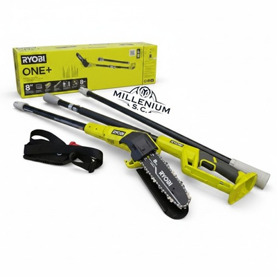 #ad Ryobi ONE 18V 8 in. Cordless Oil Free Pole Saw P2501BTL Tool Only OPEN BOX $110.14