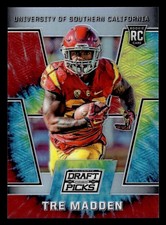 2016 Panini Prizm Collegiate Draft Picks #131 Tre Madden Prizms Tie Dyed #/49