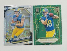 Panini Prizm Elite 2025 NFL Rookie Card Lot Terrance Ferguson Rams 2 Cards
