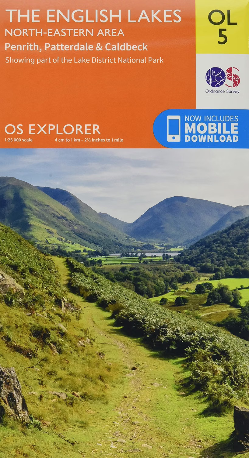 The English Lakes: North-Eastern Area Map | Penrith, Patterdale & Caldbeck | Or - Image 2
