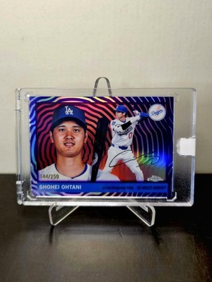 SHOHEI OHTANI Topps Chrome Platinum ⚾️ #17 PURPLE VIBRATIONS SP #'d/250🏆MVP🏆🔥