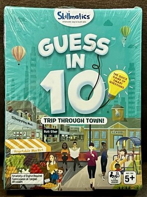 Skillmatics - Guess in 10 - Trip Through Town!   Fun Educational Board Game l k