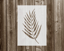 Palm Leaf Stencil, Durable Flexible Handmade Mylar Reusable Craft Template, 418