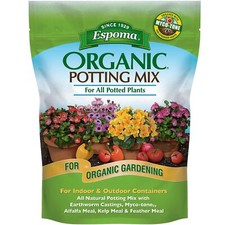 Espoma Organic Potting Soil Mix - All Natural Potting Mix For All Indoor  Ou...