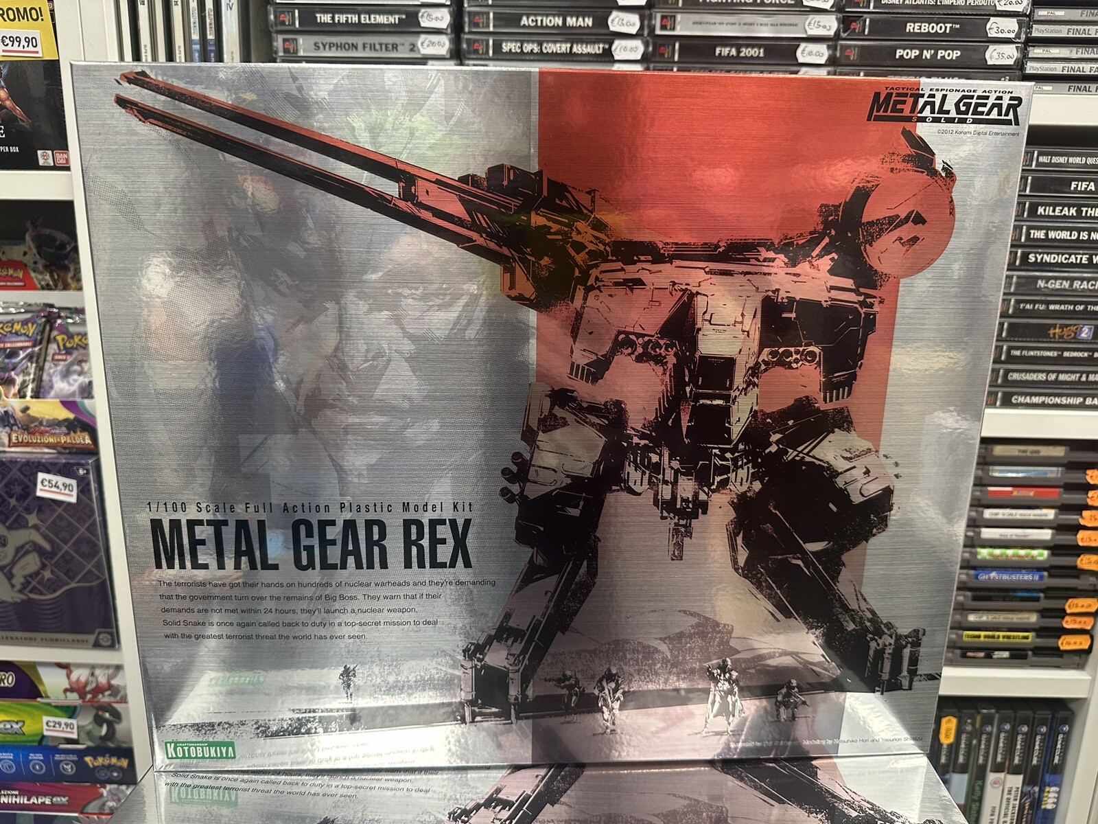 METAL GEAR REX MODEL KIT KOTOBUKIYA ACTION FIGURE NUOVO NEW KONAMI ORIGINALE MK