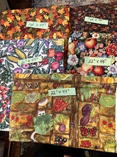 Autumn/Fall fabric lot 5 pieces NEW