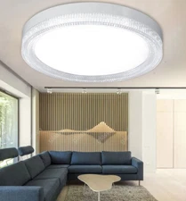 LED Ceiling Down Light Ultra Thin Flush Mount Kitchen Home 18W 24W 36W 48W