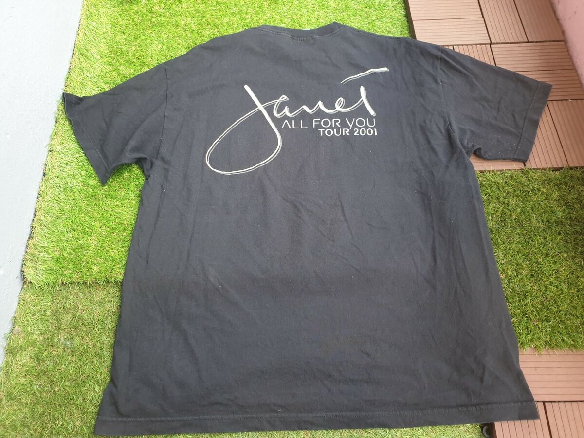 Rare vintage Janet Jackson All For You Tour 2001 T Shirt Rare vintage Janet Jackson All For You Tour 2001 T Shirt