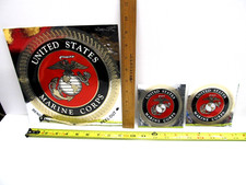  3 UNITED STATES MARINE CORPS... 1ea. 9" .. ... 2ea. 4" FOIL EMBLEM STICKERS