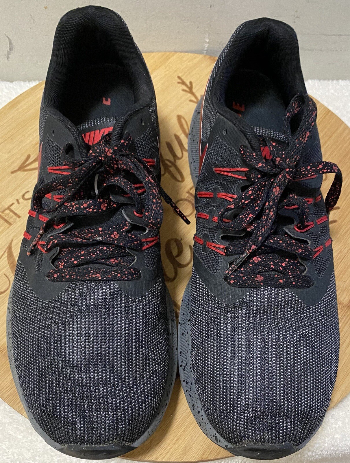 Nike Run Swift Black Red Running Shoes ck6691-001 Sneakers Men's Size 11