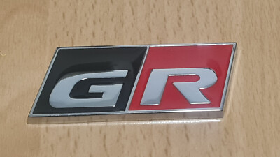 GR Toyota Gazoo Racing Emblem Logo Supra, Yaris, Prius, GT86 (Chrom Optik)