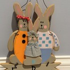 Every Bunny's Welcome Wood Hanging Door Sign Decor Farmhouse Happy Easter Rustic — photo 4