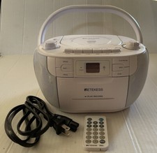 Portable AM FM Radio Cassette Recorder CD USB TF Player