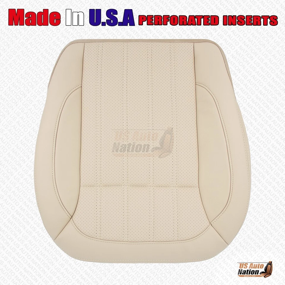 Capa de couro perfurada inferior para driver Mercedes Benz GLE350 GLE400 2016 2017 bronzeada - Imagem 3 de 4