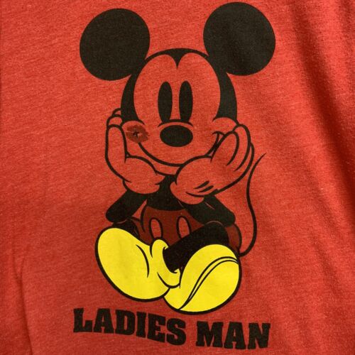 Disney Junior - Size 5T Red Mickey Mouse T-Shirt - “Ladies Man” - Picture 1 of 4