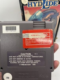 Hydlide NES Nintendo With Box Authentic Good Condition! Rare!
