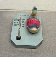 Vintage Baby  s Bath Thermometer Cute Duck Novelty