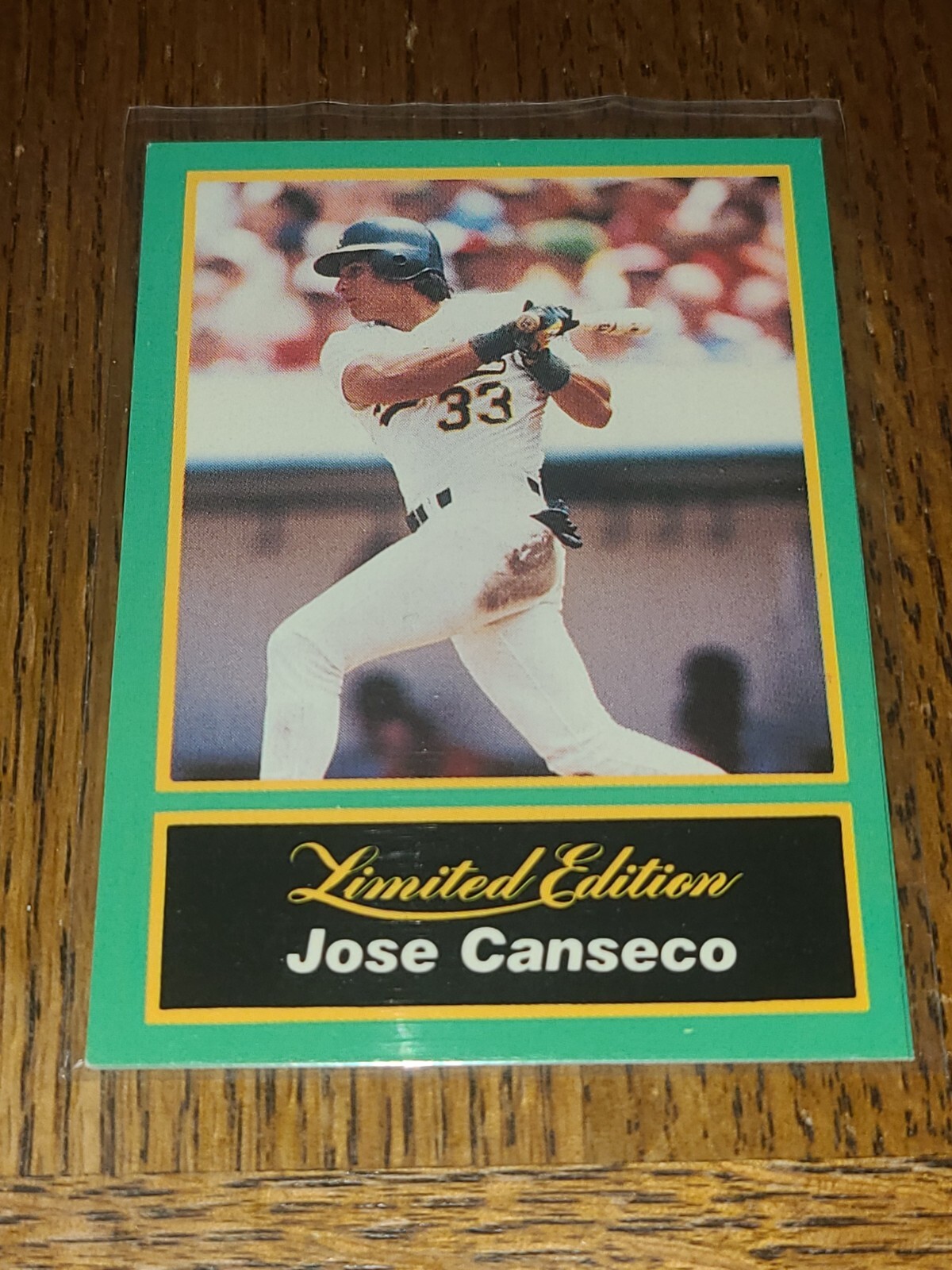 ATHLETICS A'S JOSE CANSECO 1989 CMC LIMITED EDITION #17