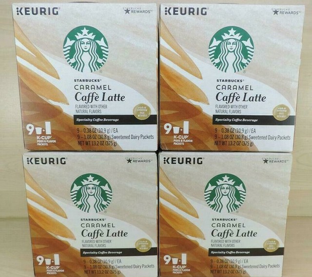 starbucks caramel caffe latte k cups