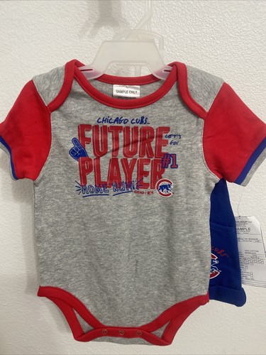 NWT CHICAGO CUBS Infant Toddler Creeper Romper & Pants 3-6 Months MLB - Picture 2 of 4