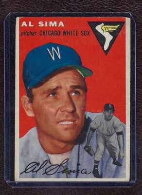 1954 Topps Baseball #216 Al Sima, Chicago White Sox, VG-EX!