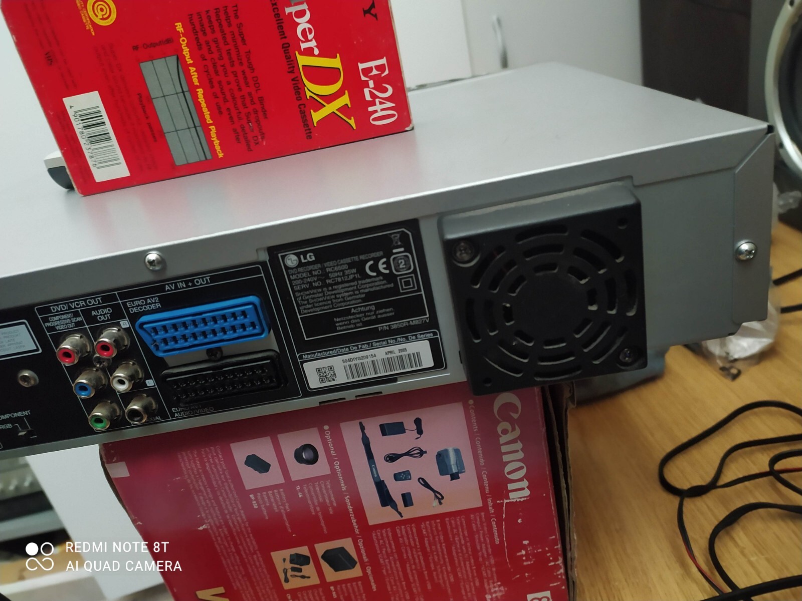 combo videoregistratore vhsdvd recorder LG RC non