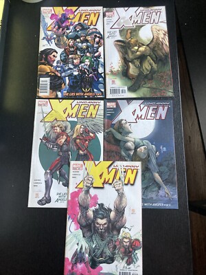 5 Uncanny X-Men #437-441 Marvel She Lies with Angels 1-5 Puggernaut Wolverine NM