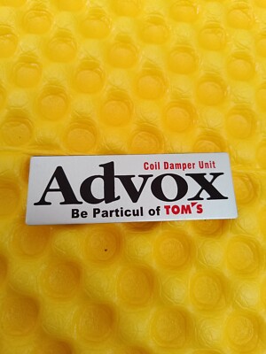 TOMS Advox TRD Emblem Plate Toyota Option Rare TOYOTA JDM | eBay