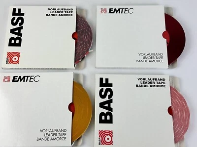 BASF / EMTEC Tapis roulant EMTEC BASF (ver. Colori) (250 M, 1/4'') - Leader Tape (diff. colori)