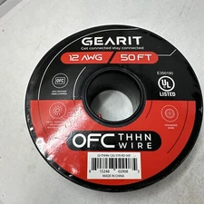 GearIT OFC thin wire, 12 awg/50 ft/600V E350190, NEW, FREE SHIPPING!