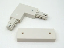 DMF Lighting LC/TC WH Track 90-Degree Angle Corner L Connector Union, White