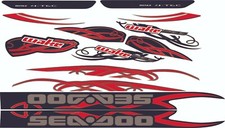SEADOO WAKE 255 2008-2009 GRAPHIC / DECALS  / Sticker Kit